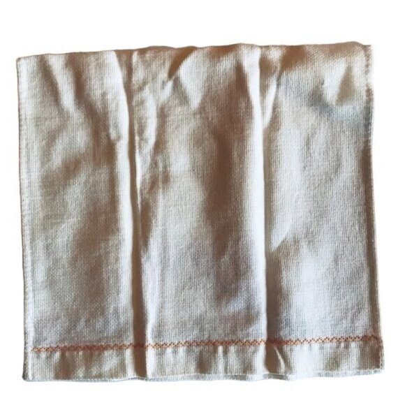 Vintage Embroidered Hand Dish Kitchen Tulips Colorful Tea Towel Set - Picture 7 of 8